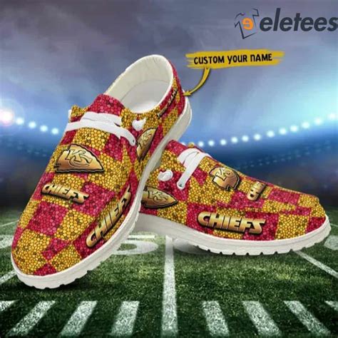 Kansas City Chiefs Nfl Personalized Dude Shoes