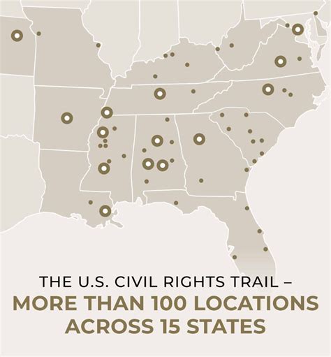 Us Civil Rights Trail Civil War Sites Interactive Map Civil Rights
