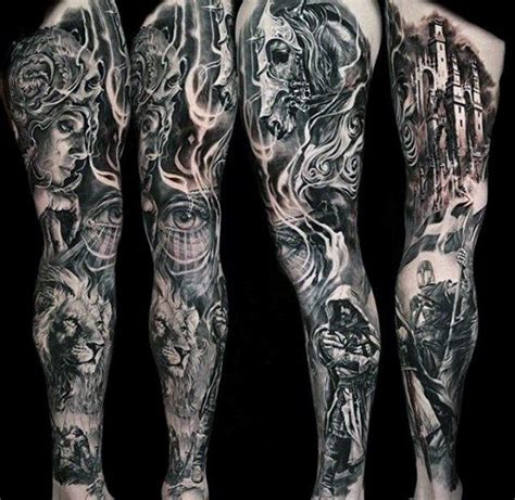 Black And Grey Tattoos For Men Inspiration Guide Black And