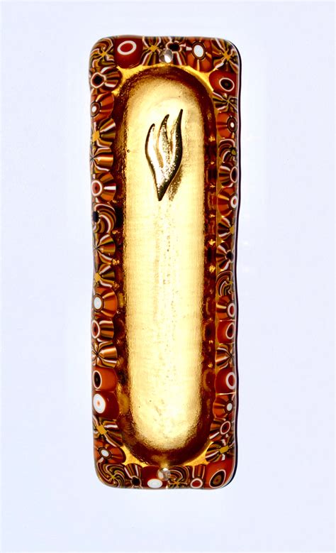 Mezuzah Unique Contemporary Glass Art Mezuzah Handmade And Etsy