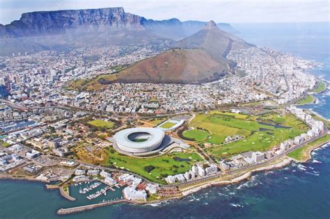Cape Town Vue Aérienne De La Ville Tendances Voyages