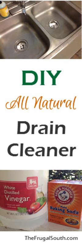 Diy Homemade Drain Cleaner Easy And All Natural The Frugal South