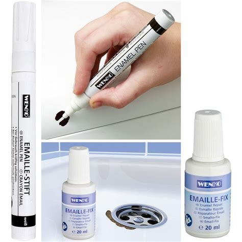White Enamel Touch Up Paint And Pen Pack