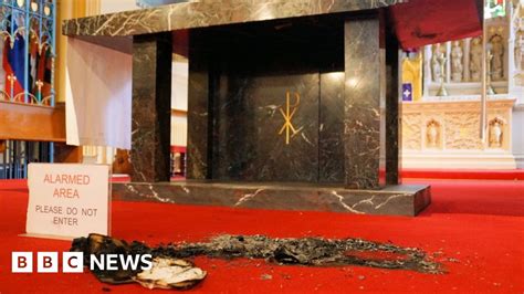 Great Yarmouth Church Desecrated In Satanist Attack Bbc News