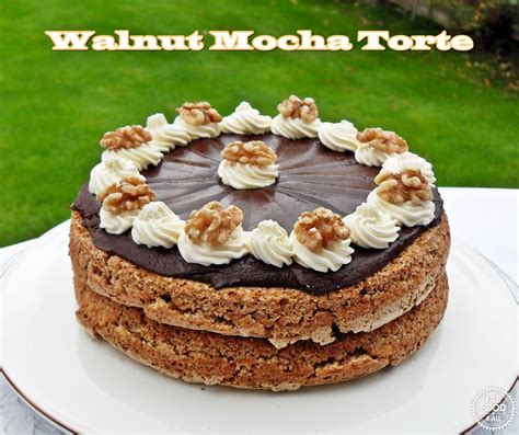 Walnut Mocha Torte With Whipped Cream And Mocha Frosting Make This