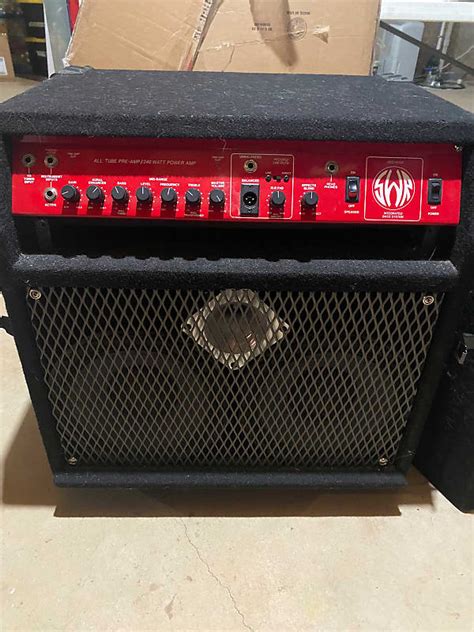 Original Swr Redhead 240 Watt Bass Amp With Embroidered Cover Reverb