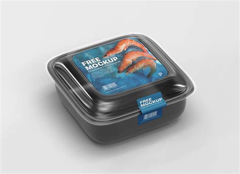 Free Disposable Sea Food Container Mockup Psd Good Mockups