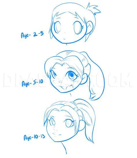 How To Draw An Anime Kid Step By Step Drawing Guide By Dawn Dragoart