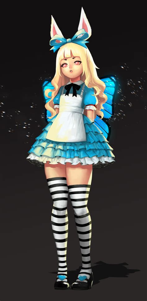 Safebooru 1girl Absurdres Alice Wonderland Cosplay Alice In