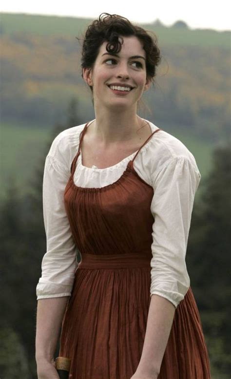 Anne Hathaway As Jane Austen In Becoming Jane Jane Austen Movies Anne Hathaway Movie Costumes