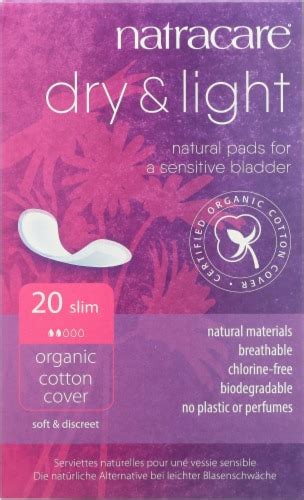 Natracare Dry And Light Incontinence Pads 20 Ct Frys Food Stores