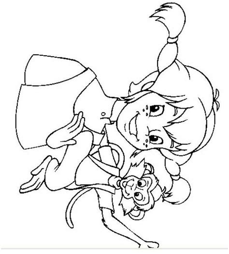 Pippi Calzelunghe da colorare | Disegni Gratis