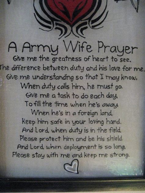 A Army Wife Prayer Glass Art Original Prayer For Wife Task To Do Art