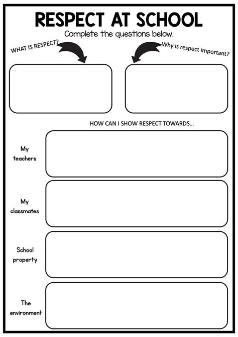 Respect Printable Worksheets Printable Word Searches
