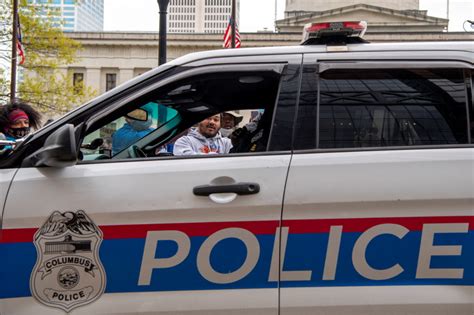 judge orders columbus police to alter tactics for protests pbs newshour