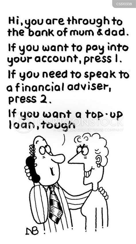 Bank Of Mum And Dad Cartoons And Comics Funny Pictures From Cartoonstock