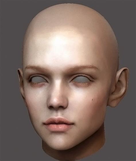 Artstation 3d Zbrush Girl Modeling Kyoung Su Oh Face
