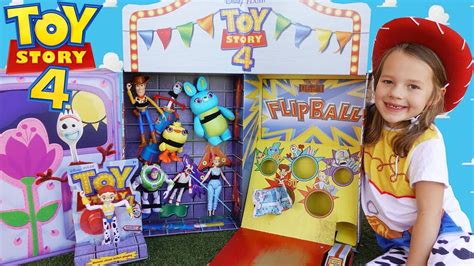 Toy Story 4 Box Carnival With Buzz Lightyear And Woody Games Youtube