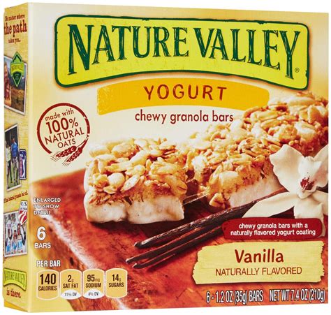 Nature Valley Vanilla Yogurt Yogurt Bar Vanilla Yogurt Trailmix Bar