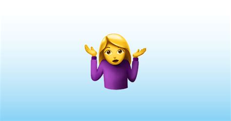 Mujer Encogida De Hombros Emoji 🤷‍♀️