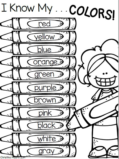 30 Preschool Color Worksheets Printable ~ Kindergarteen Worksheets