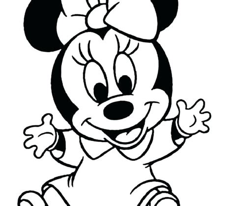 Simple Minnie Mouse Drawing Free Download On Clipartmag