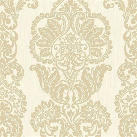 See more ideas about wallpaper, cream and gold, pattern wallpaper. Rochester Damask Textured Glitter Wallpaper Soft Cream ...