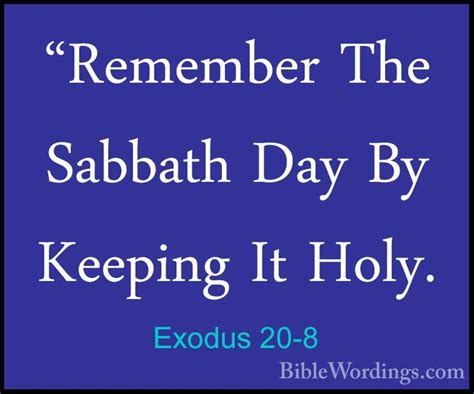 Exodus 20 Holy Bible English