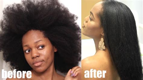 This useful short video explains precisely how it's done, and will help you get. How to SAFELY straighten 4C NATURAL HAIR start to finish ...