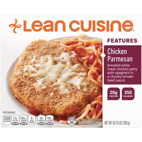 Lean Cuisine Features Chicken Parmesan 1088 Oz Box Delicious Frozen