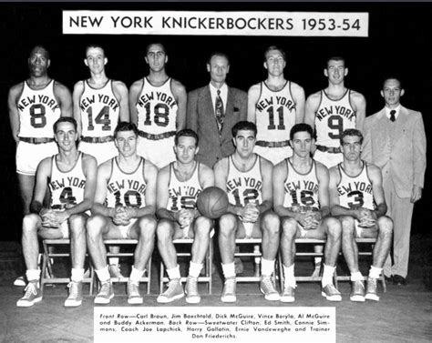 Both he and thompson can become free agents this summer. @nyknicks vince boryla (1927-2016) played in the first ...