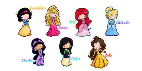 Chibi Princesses Princesas De Disney Foto 40129010 Fanpop