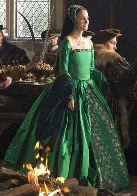 Anne Boleyn Silk Dress Tudor Dress Movie Dresses Etsy Renaissance