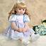 24 Realistic Reborn Dolls Blonde Princess Girl Toddler Baby 