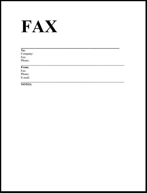 Download Fax Cover Sheet Template Word Gawerlevel