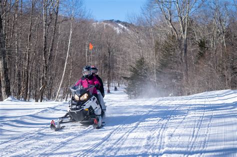 Best Snowmobile Tour In The Northeast Snowmobile Vermont