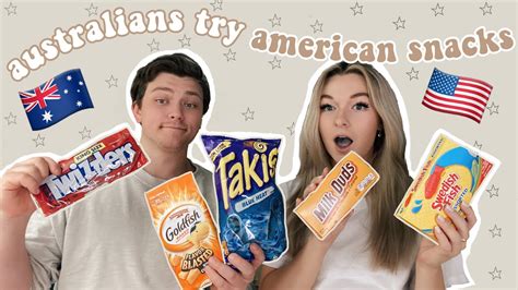 Australians Try Popular American Snacks Youtube