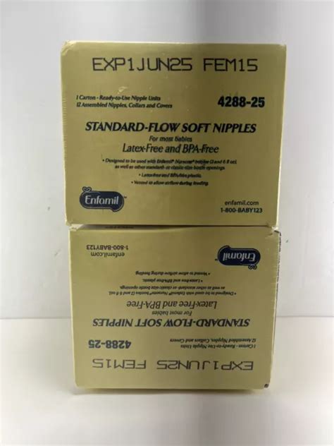 24 Enfamil Standard Flow Soft Nipples 4288 25 3499 Picclick