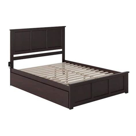 Afi Madison Espresso Queen Bed With Matching Footboard And Twin Extra
