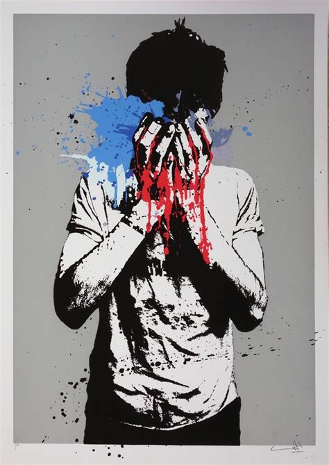 Nafir emptiness of you limited editi. Nafir "Tear Gas" Limited Edition Screen Print - StreetArtNews