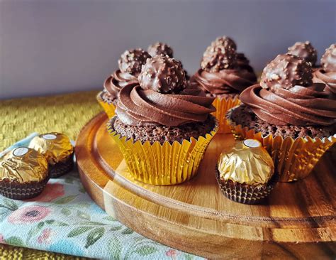 Ferrero Rocher Chocolate Cupcakes Recipe