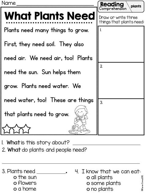Keeping your needs in mind, these printable kindergarten worksheets were made to correlate to the common core standards. Plants Unit Plan for K-1 | Plants unit, Plant lessons ...