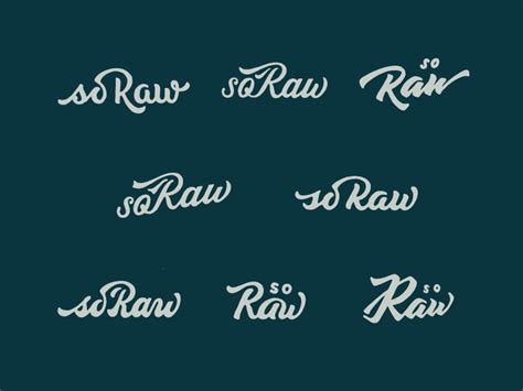 Raw Logo Concept By Renof Olivian On Dribbble