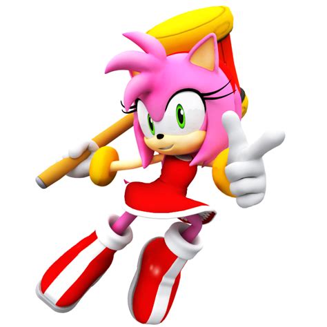 Amy Rose New Render By Nibroc Rock On Deviantart