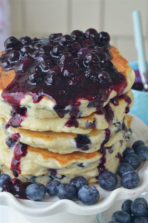 Thick And Fluffy Blueberry Pancakes Small Batch