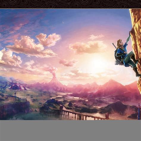 The Legend Of Zelda Breath Of The Wild Poster Official Key Art