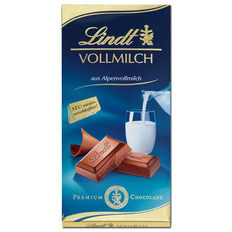 Lindt Vollmilch Schokolade 100g Tafel Süßigkeiten Online Shop And Süßwaren Großhandel Sweets