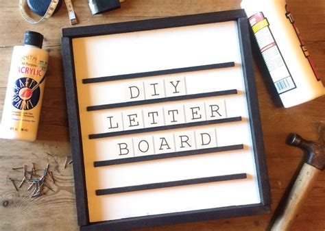 They should include the following: DIY Wood Letter Board (w/ ALL ReStore Materials) | Omaha Habitat ReStore