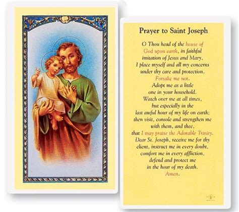 Prayers To Saint Joseph Keep Our Hearts Bodies And Minds Pure