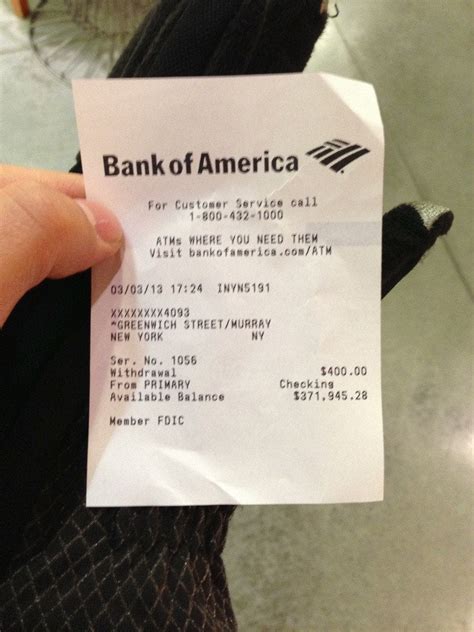 finding  atm receipt    good     money nyc